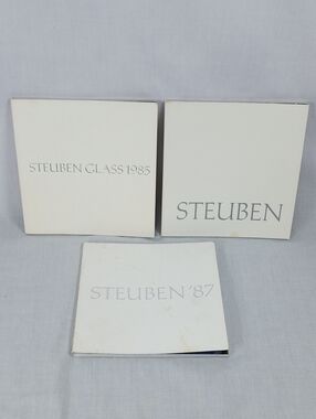 The Steuben Glass Catalogs 1985 1987 And 1988